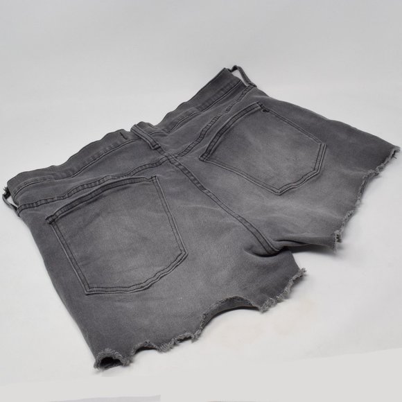 Madewell Denim Boy Shorts Black Gray Women 30 C1733 Comfy Neutral Boho Casual - Picture 11 of 14